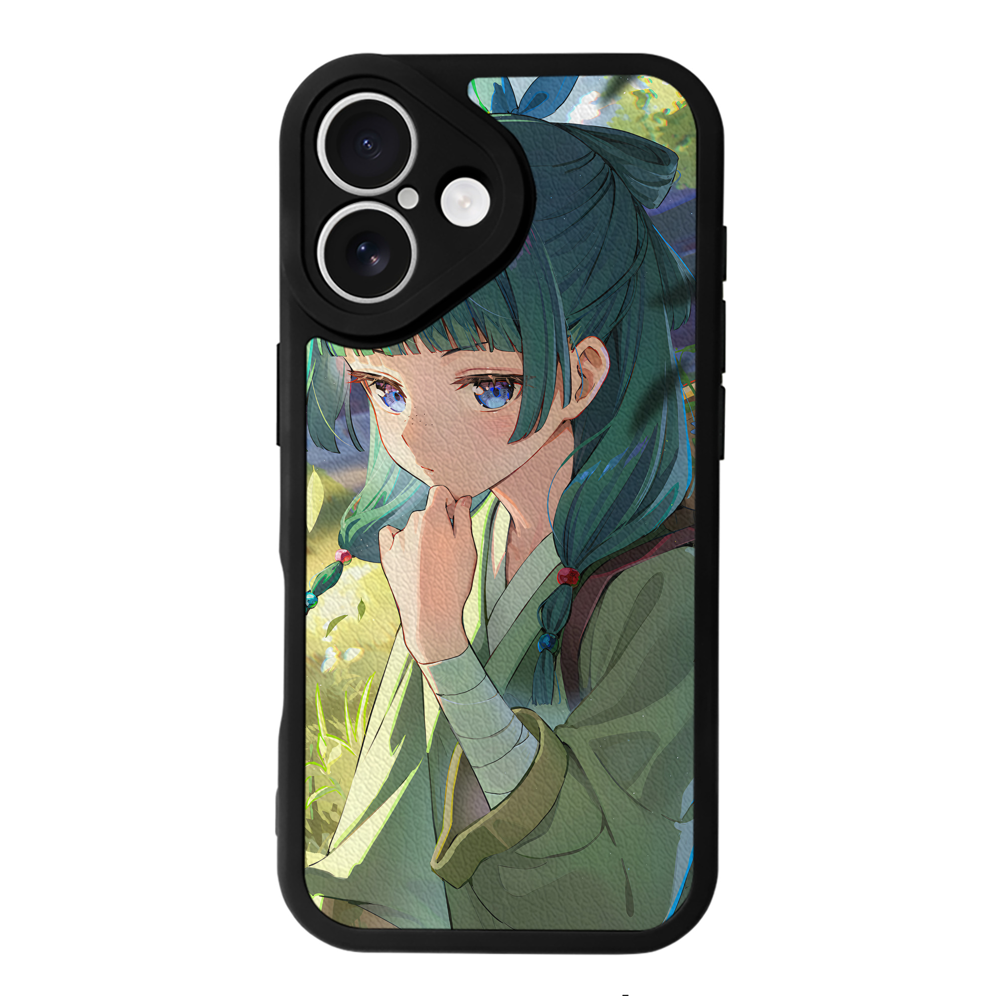 （画像用） 薬屋のひとりごと The Apothecary Diaries 【iPhone 16シリーズ対応】シリコンスマホケース（レザー調） 材質：シリコン
